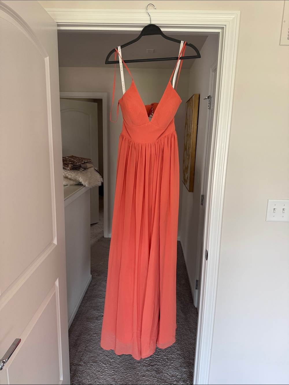 Azazie (Aaida) Mai Tai Spaghetti-Strap Maxi Dress